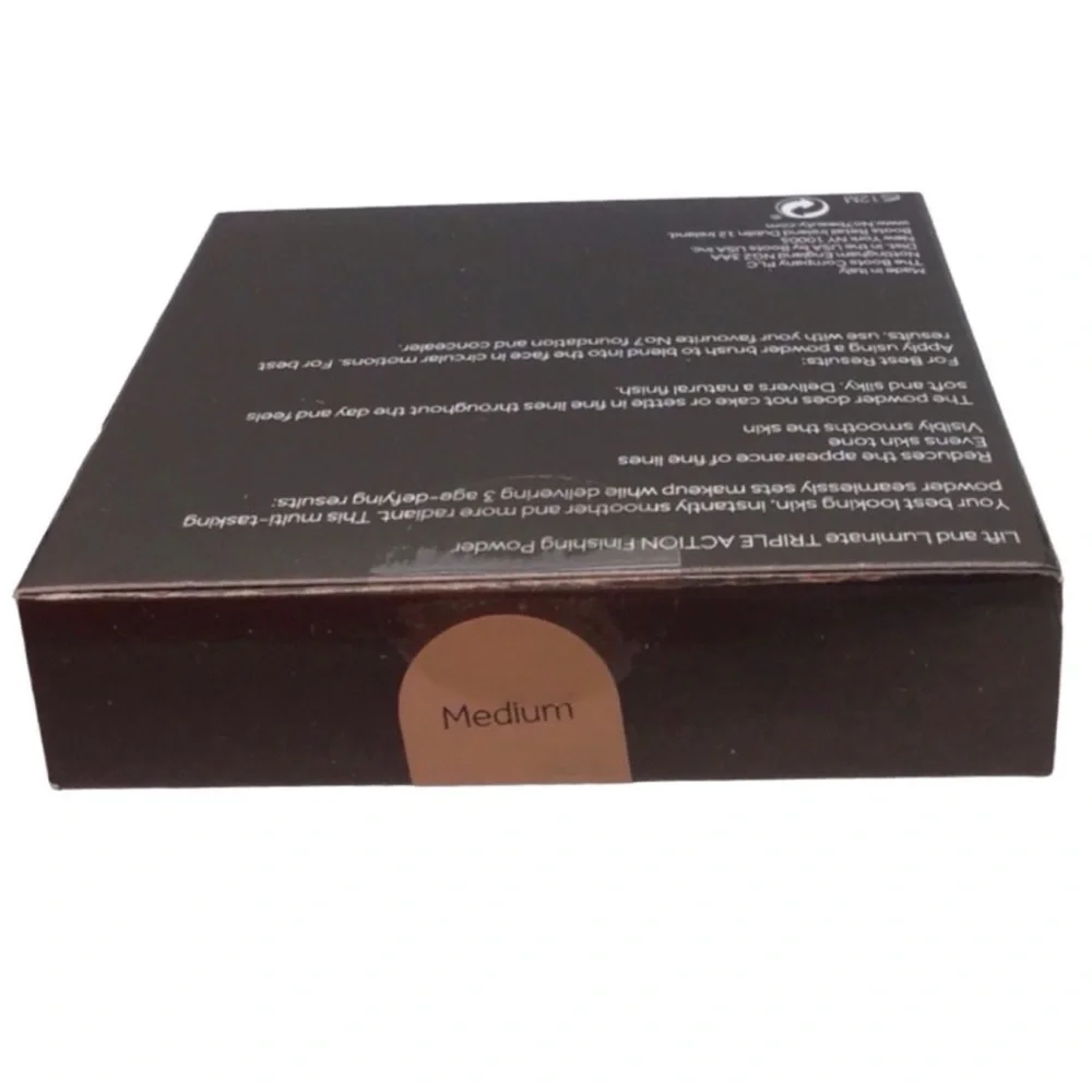 No. 7 Lift & Luminate Triple Action Finishing Powder, (Medium) (NWT)